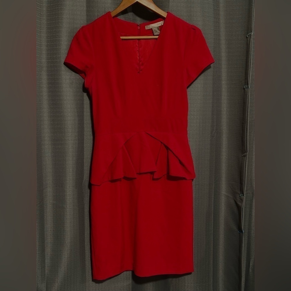 Forever 21 Peplum Red Dress